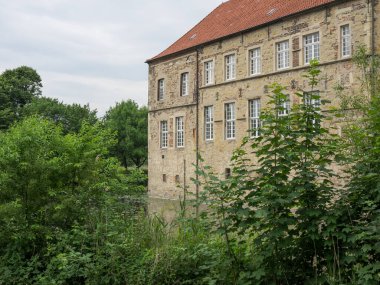 Alman Muensterland 'inde yaz mevsimi