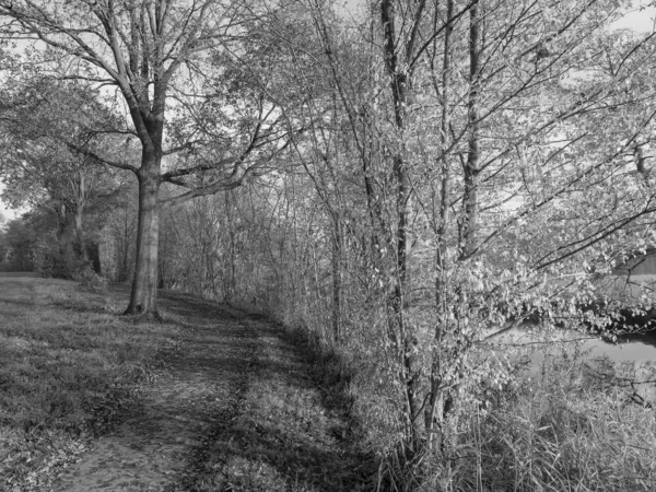 Westphalia 'da Borken yakınlarında küçük bir nehir.