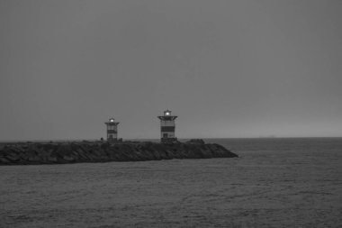 Hollanda 'daki Den Haag ve Scheveningen plajı.