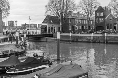 Hollanda 'daki Dordrecht şehri.