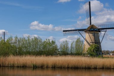 Hollanda 'daki Kinderdijk değirmenleri