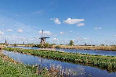 Hollanda 'daki Kinderdijk değirmenleri