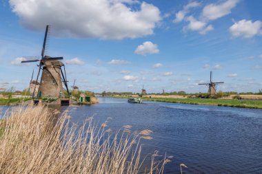 Hollanda 'daki Kinderdijk değirmenleri