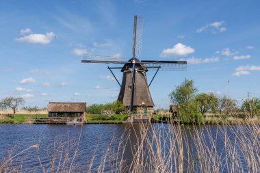 Hollanda 'daki Kinderdijk değirmenleri