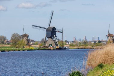 Hollanda 'daki Kinderdijk değirmenleri