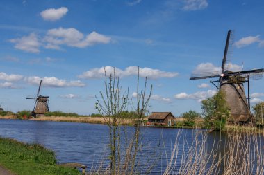 Hollanda 'daki Kinderdijk değirmenleri