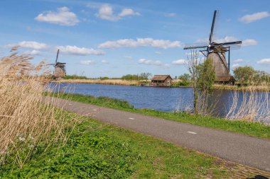 Hollanda 'daki Kinderdijk değirmenleri