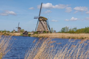 Hollanda 'daki Kinderdijk değirmenleri