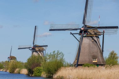 Hollanda 'daki Kinderdijk değirmenleri