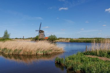 Hollanda 'daki Kinderdijk değirmenleri