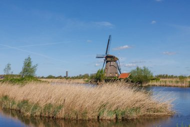 Hollanda 'daki Kinderdijk değirmenleri