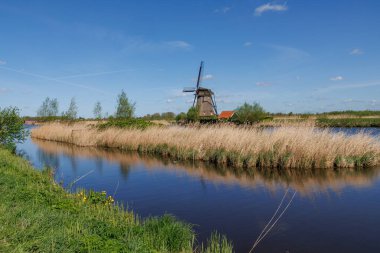 Hollanda 'daki Kinderdijk değirmenleri