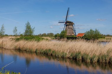 Hollanda 'daki Kinderdijk değirmenleri