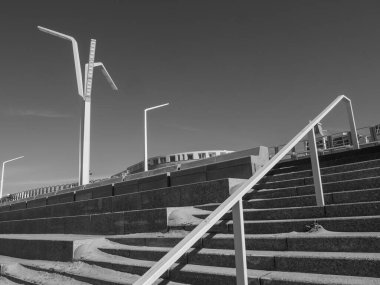 Hollanda 'daki Scheveningen plajı.