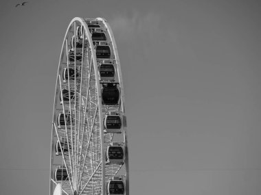 Scheveningen Hollanda 'nın kuzey denizinde