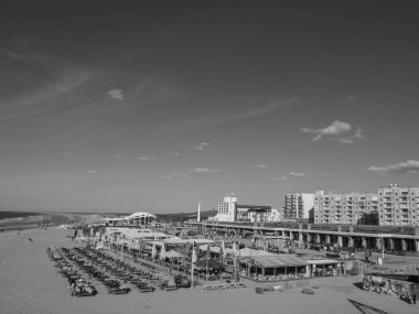 Scheveningen Hollanda 'nın kuzey denizinde