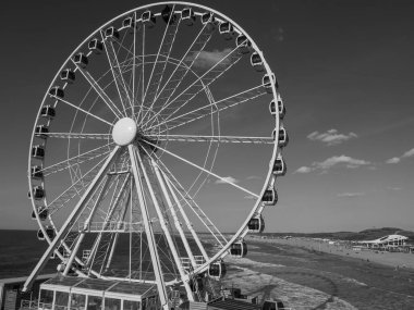 Scheveningen Hollanda 'nın kuzey denizinde