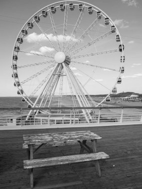 Scheveningen Hollanda 'nın kuzey denizinde