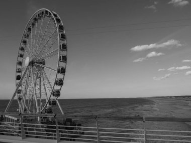 Scheveningen Hollanda 'nın kuzey denizinde