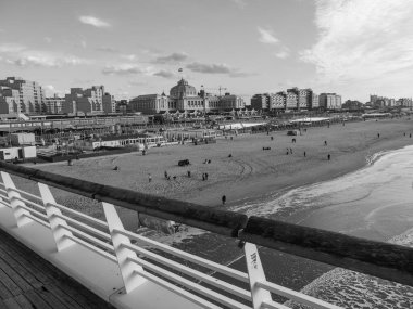 Scheveningen Hollanda 'nın kuzey denizinde