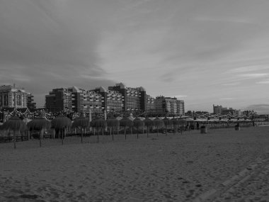 Scheveningen Hollanda 'nın kuzey denizinde