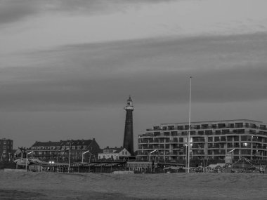 Scheveningen Hollanda 'nın kuzey denizinde