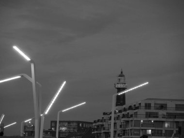 Scheveningen Hollanda 'nın kuzey denizinde