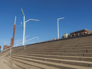 Scheveningen Hollanda 'nın kuzey denizinde
