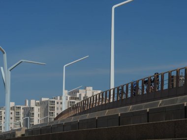 Scheveningen Hollanda 'nın kuzey denizinde