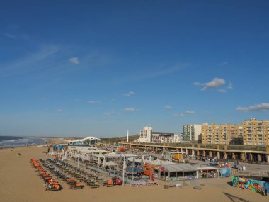 Scheveningen Hollanda 'nın kuzey denizinde