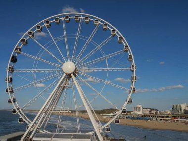 Scheveningen Hollanda 'nın kuzey denizinde