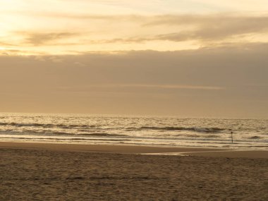 Scheveningen Hollanda 'nın kuzey denizinde