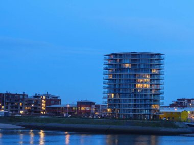 Scheveningen Hollanda 'nın kuzey denizinde