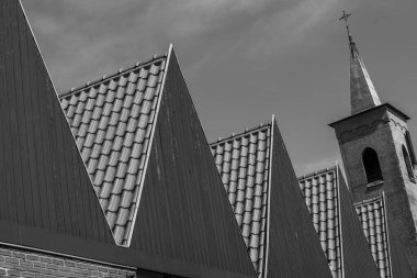 Hollanda 'daki küçük Ootmarsum şehri.