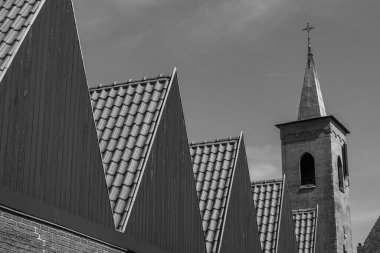 Hollanda 'daki küçük Ootmarsum şehri.