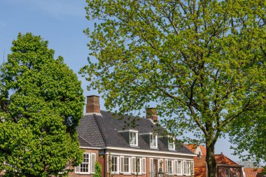 Hollanda 'daki küçük Ootmarsum şehri.