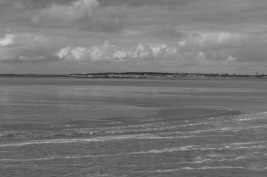 Hollanda 'daki Ameland adasındaki Nes köyü.