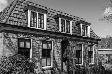 Hollanda 'daki Ameland adasındaki Nes köyü.