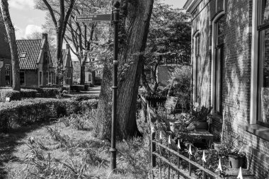 Hollanda 'daki Ameland adasındaki Nes köyü.