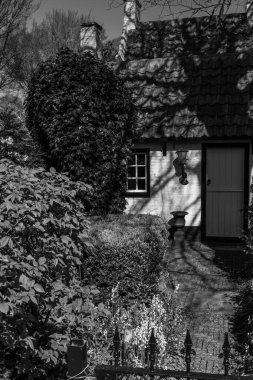 Hollanda 'daki Ameland adasındaki Nes köyü.