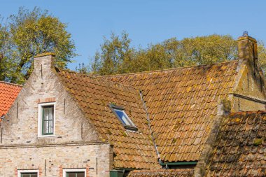 Hollanda 'daki Ameland adasındaki Nes köyü.