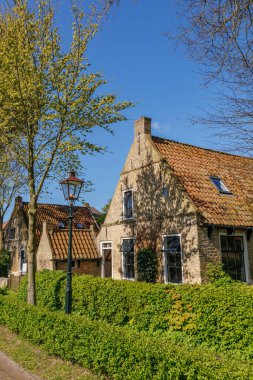 Hollanda 'daki Ameland adasındaki Nes köyü.