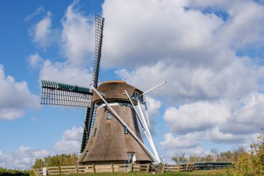 Hollanda 'daki Ameland adasındaki Nes köyü.