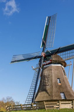 Hollanda 'daki Ameland adasındaki Nes köyü.