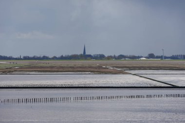 Hollanda 'nın kuzey denizindeki Ameland Adası