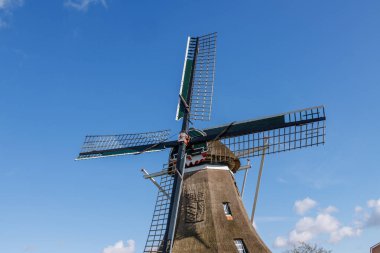 Hollanda 'nın kuzey denizindeki Ameland Adası