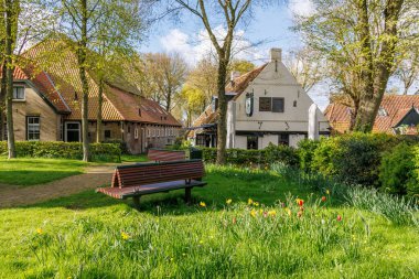 Hollanda 'nın kuzey denizindeki Ameland Adası