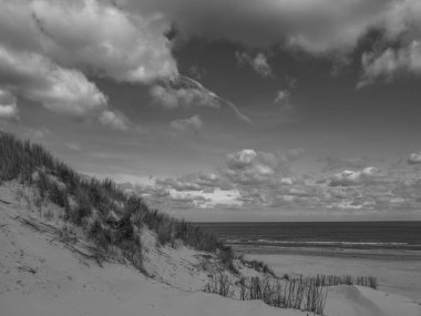 Hollanda 'nın kuzey denizindeki Ameland Adası
