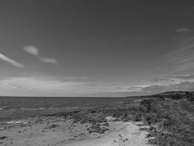 Hollanda 'nın kuzey denizindeki Ameland Adası