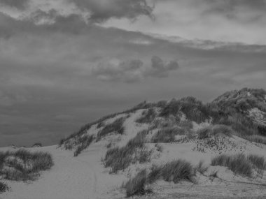 Hollanda 'nın kuzey denizindeki Ameland Adası